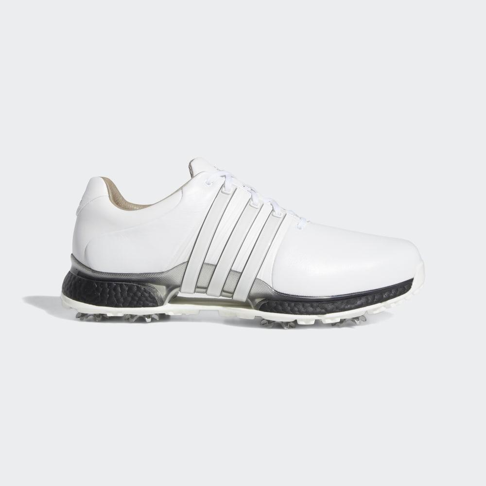 Pantofi Golf Adidas Tour360 XT Wide Barbati Romania - Albi/Negrii/Argintii Metal EE9181